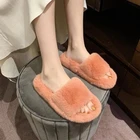 2020 hot sale new design platform soft soul slippers fur faux slipper