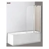 Small Space Frameless Bathtub Size portable shower bath room