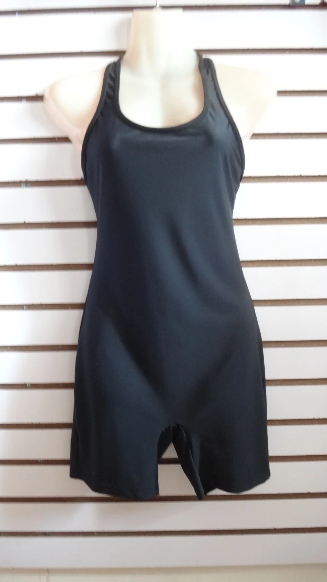 Women Blue And White Onepiece Swimsuit Simple Style Swimwear Beachwear