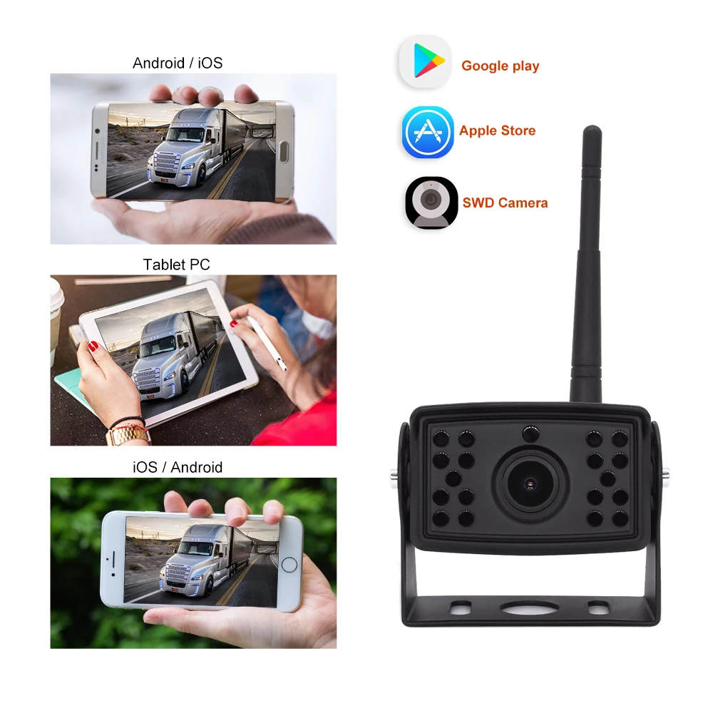 wireless rv backup camera for android