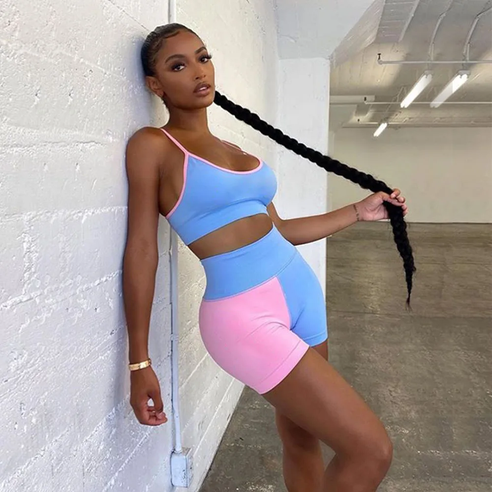 Yoga Biker Shorts Set