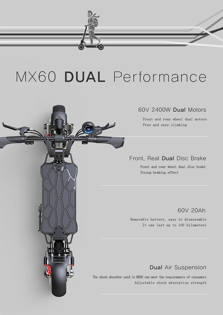 2020 mercane electric scooter 2000w off road scooter 2000w battery swappable e scooter 2000w