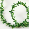 Best selling green leaf string battery led light decoration wedding home