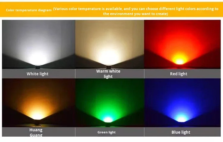 24v colorful spotlight for outdoor use-14