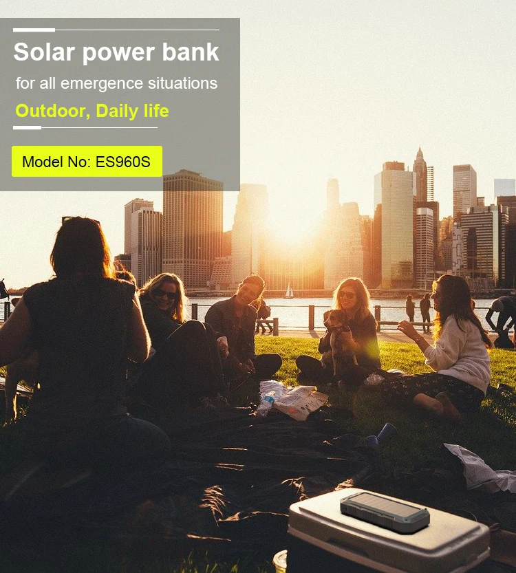 Factory fast QC3.0 Qi wireless charger 20000mah solar power bank 25000mah 3 usb ports solar Portable Power Bank - ANKUX.COM