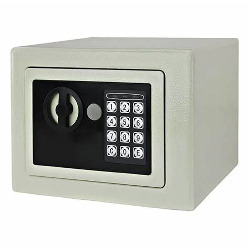 Electronic Small Light Black Deluxe Digital Steel Safe for Home Security Safe Box