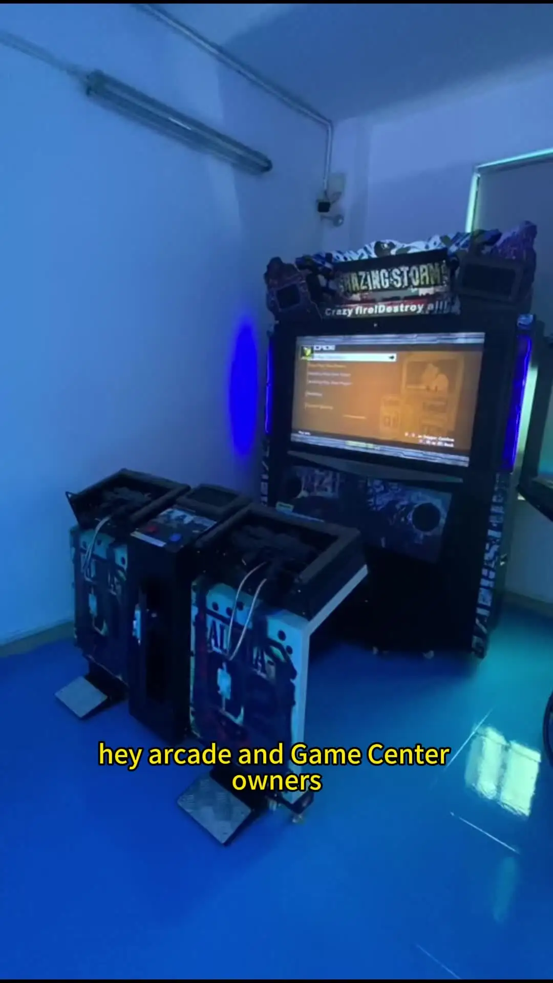 Coin-Operated Video Shooting Game Simulator Indoor Amusement Park