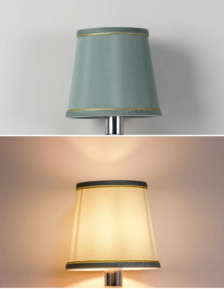 手工编织丝质朴时尚床头小花边迷你现代灯罩