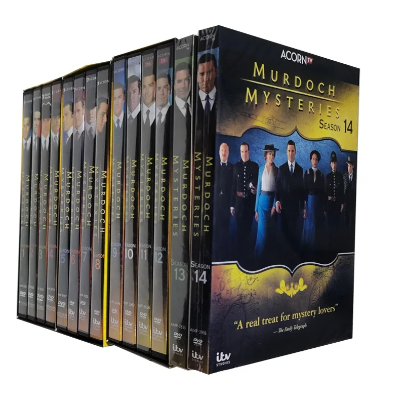 MURDOCH MYSTERIES Collection Seasons 1-12 [DVD, 54-Disc selling Set] NEW Mystery Drama