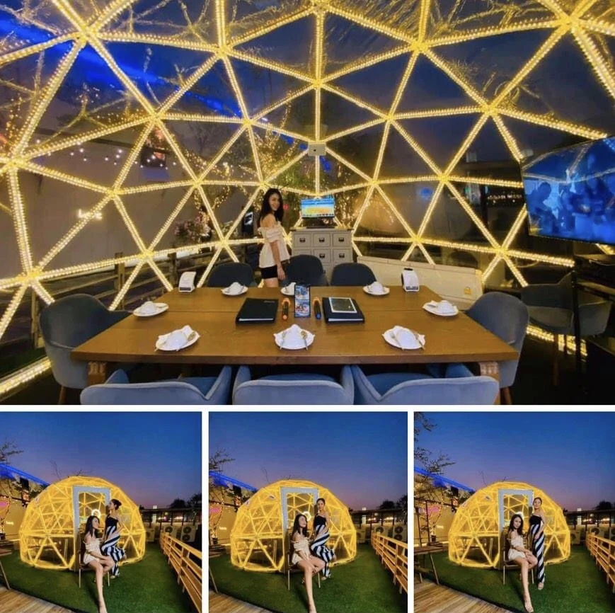 Best Price Waterproof Tent Geodesic Dome Tent House For Restaurant Bar