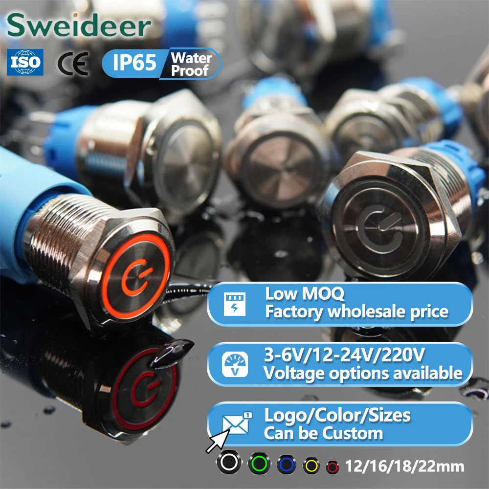 Multimeter measuring continuity across 12mm momentary switch terminals during press and release