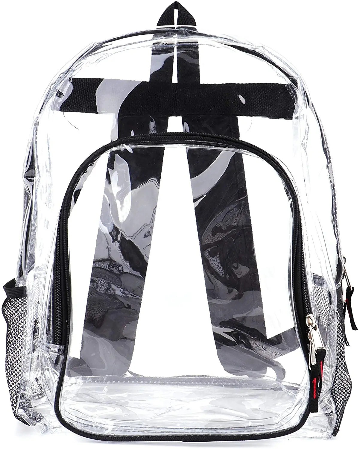 Girls Clear Backpack Packism Heave Duty Clear Backpack for School Women Boys Security Check Reinforced Studuct Book Bag Transparent Backpack for Men 