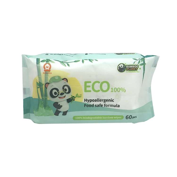
100% Biodegradable reusable organic bamboo makeup remover wipes 