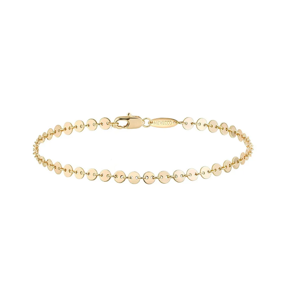 Ins Hot Design 18k Gold Plating 316l Stainless Steel Glitter Bracelet