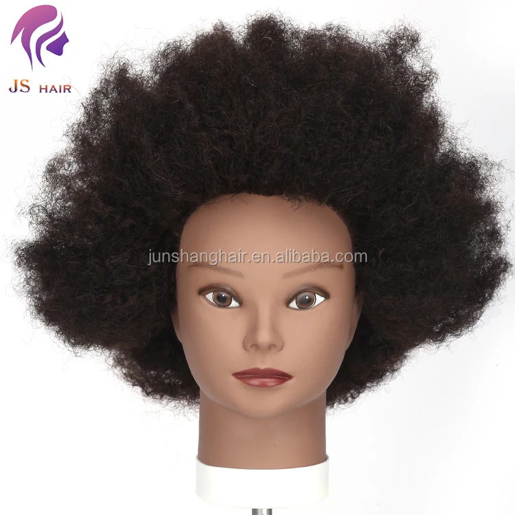 afro training mannequin head