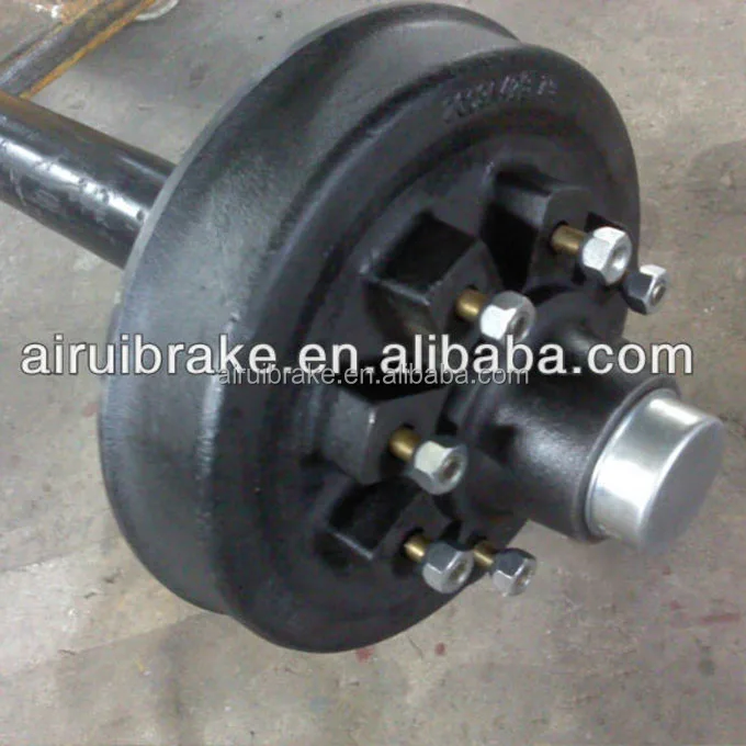 Trailer Mudguard Electric Axle Trailer 7k Electric Axle Spindle With Electric Brake Assemblies