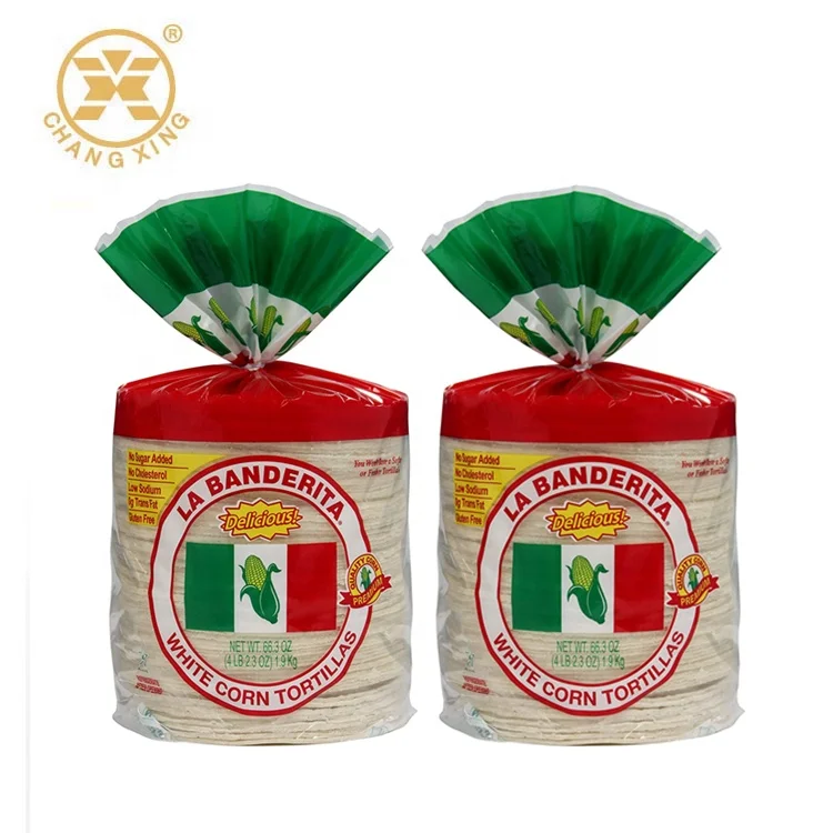 Tortilla Chips Packaging Bag Bread Bags Heat Seal Pouch Biscuits Bags