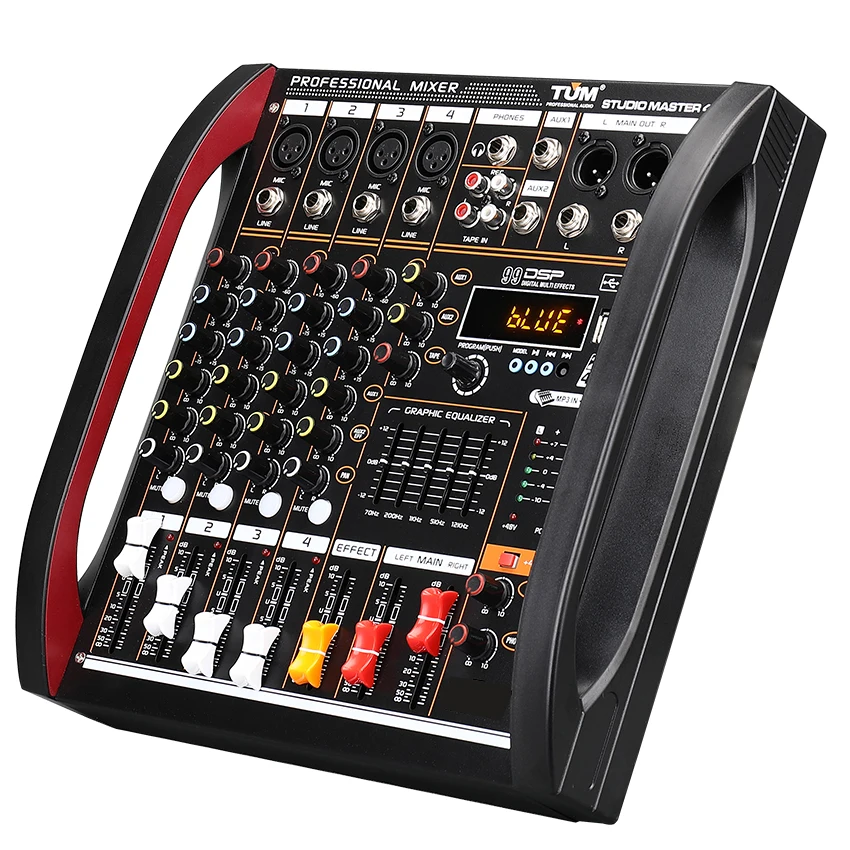Professional Best Audio Power Mixer Console Usb 8channel 6channel