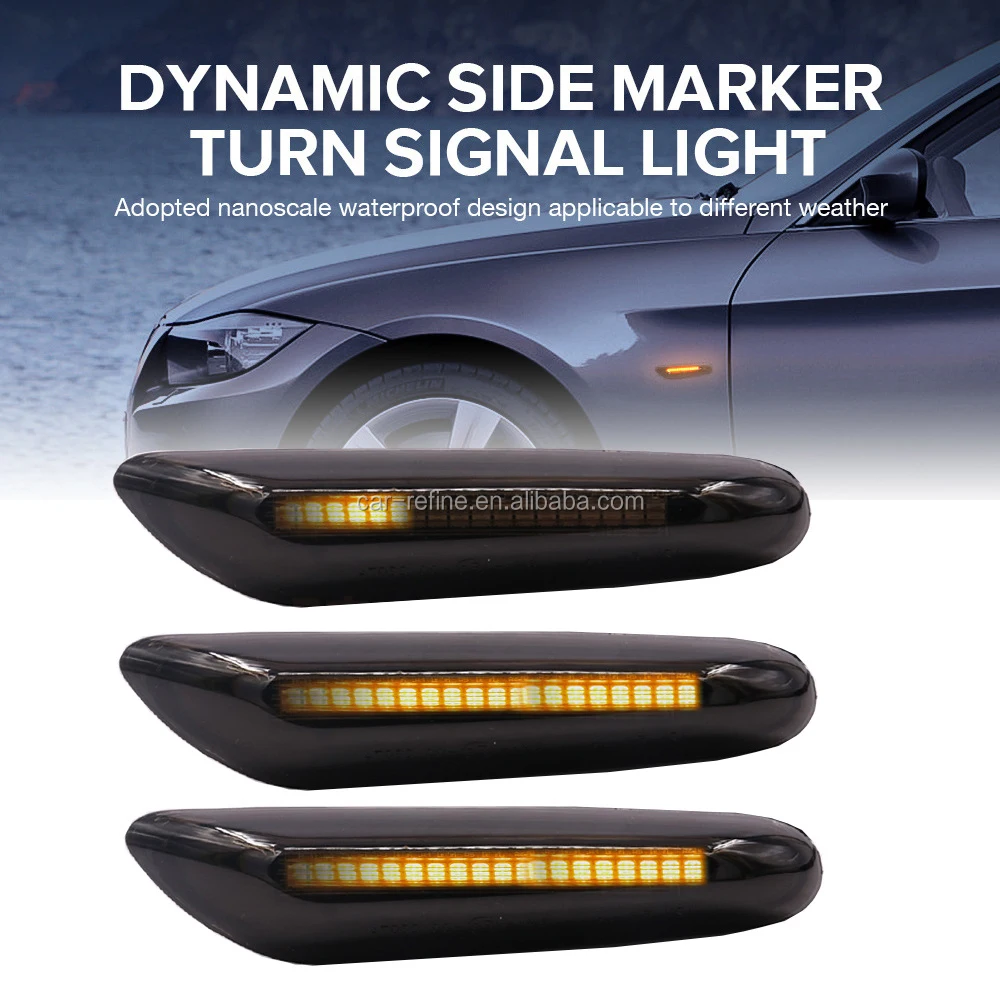 Car Led Side Marker Turn Signal Light For Bmw E46 E81 E82 E83 E84 E87 E88 E90 E91 E92 E60 E61