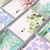 Personalized double spiral cute a4 school notebooks for young child