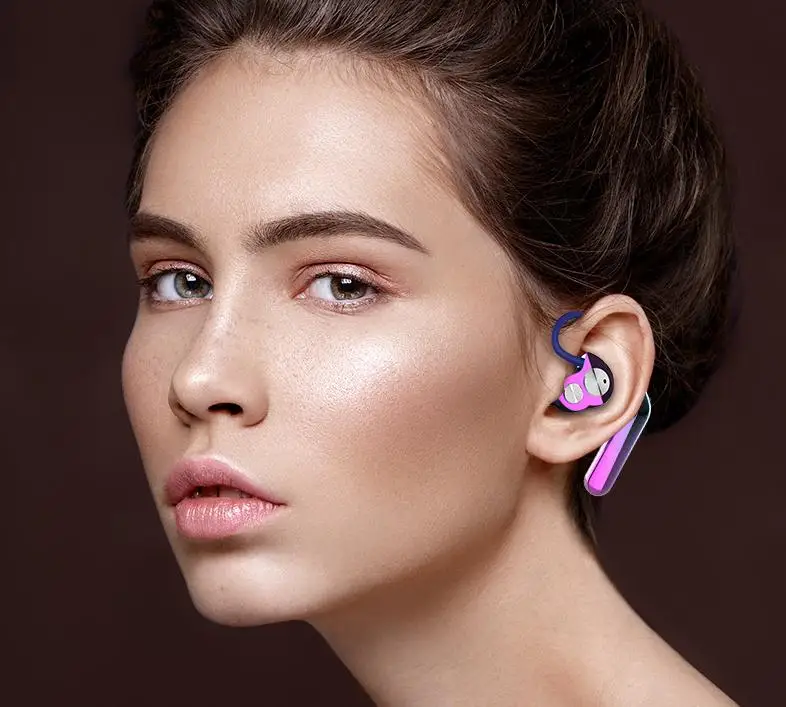 earphone mini true wireless earbuds SNR: -55dB blue earbuds IPX7 Waterproof custom wireless earbuds 18 Hours Long Play Time - ANKUX.COM