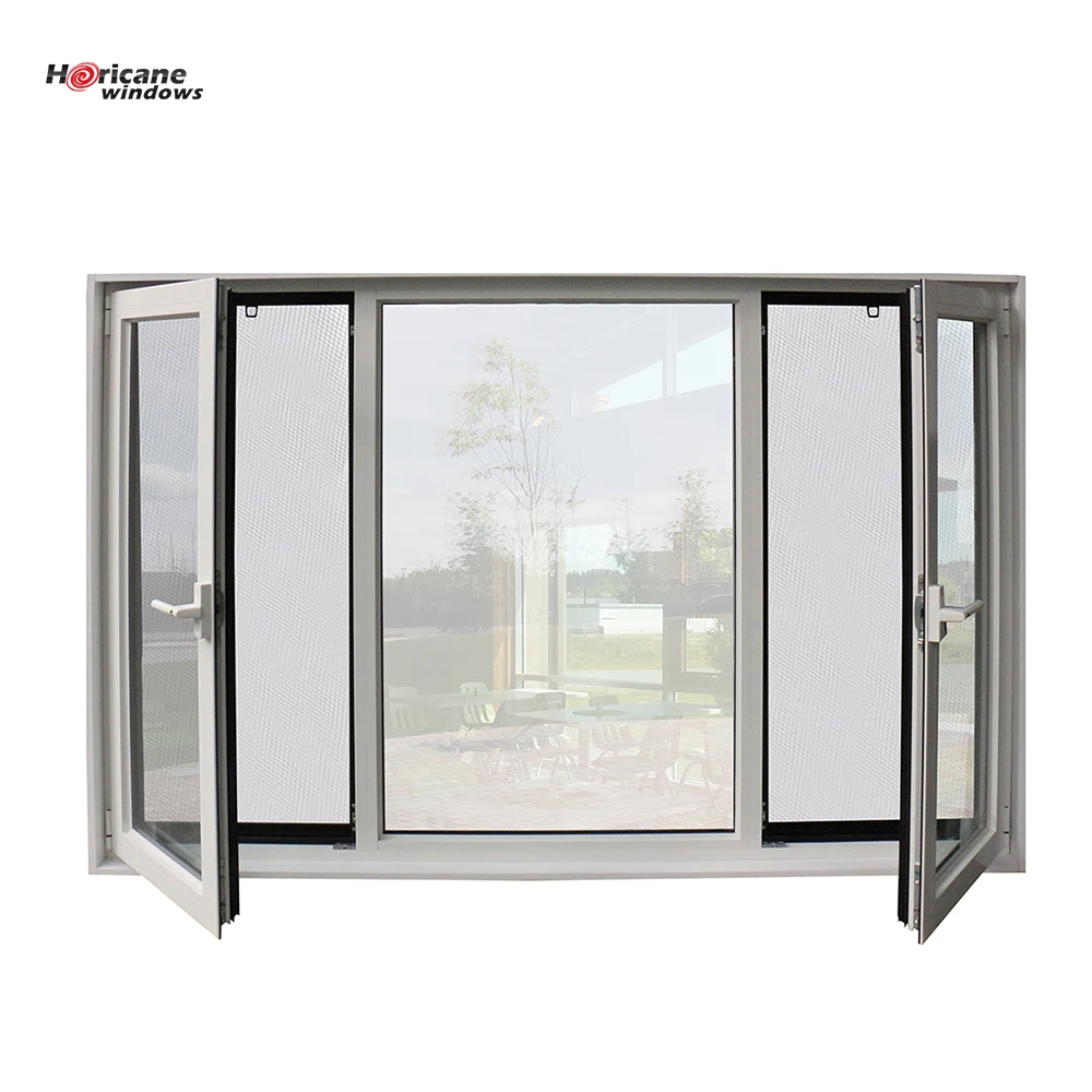 Aluminum casement window with Fixed Window