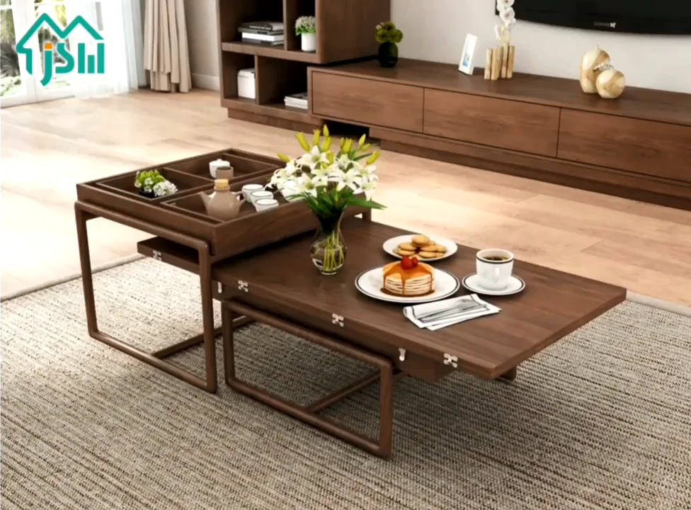 Home Furniture Modern Height Adjustable Multifunction Extendable Dining