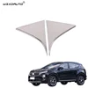 Chrome Rear Window Trim Side Spoiler Triangle Covers For SPORTAGE KX5 2016 2017 2018