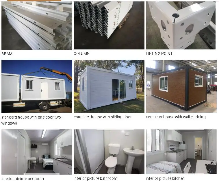 prices of prefab china modular 3-bedroom ready made modular tiny kit set cabin homes premade container house