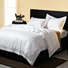 Low Price 3cm stripe 300TC 100% cotton hotel bedding set