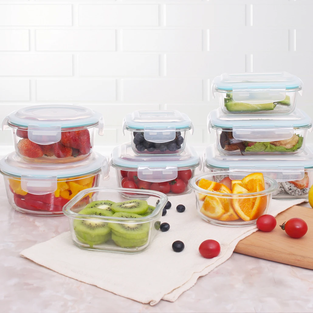 Glass Houseware Take Away Plastic Lid Microwave Oven Lunch Box - Buy ...