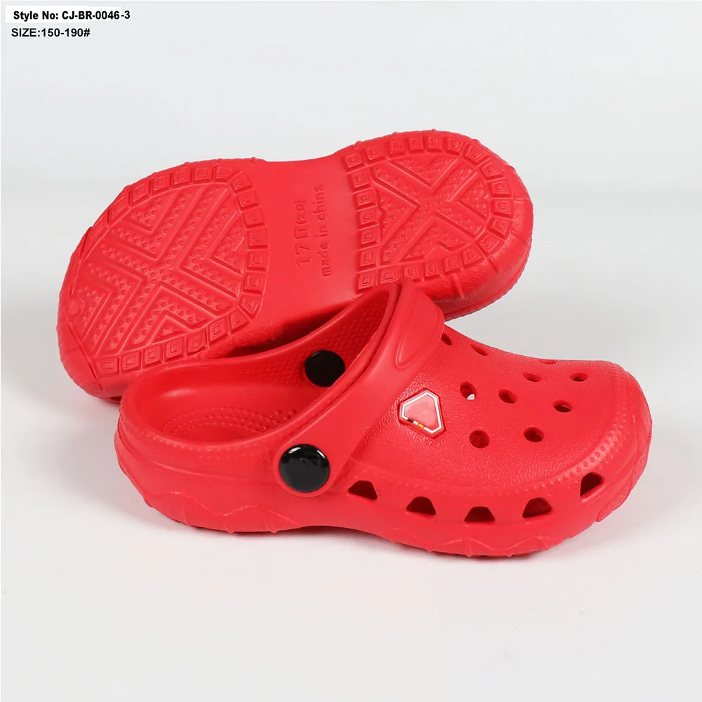 Customized Durable Kid Garden Clog Holeys Eva Casual Shoes