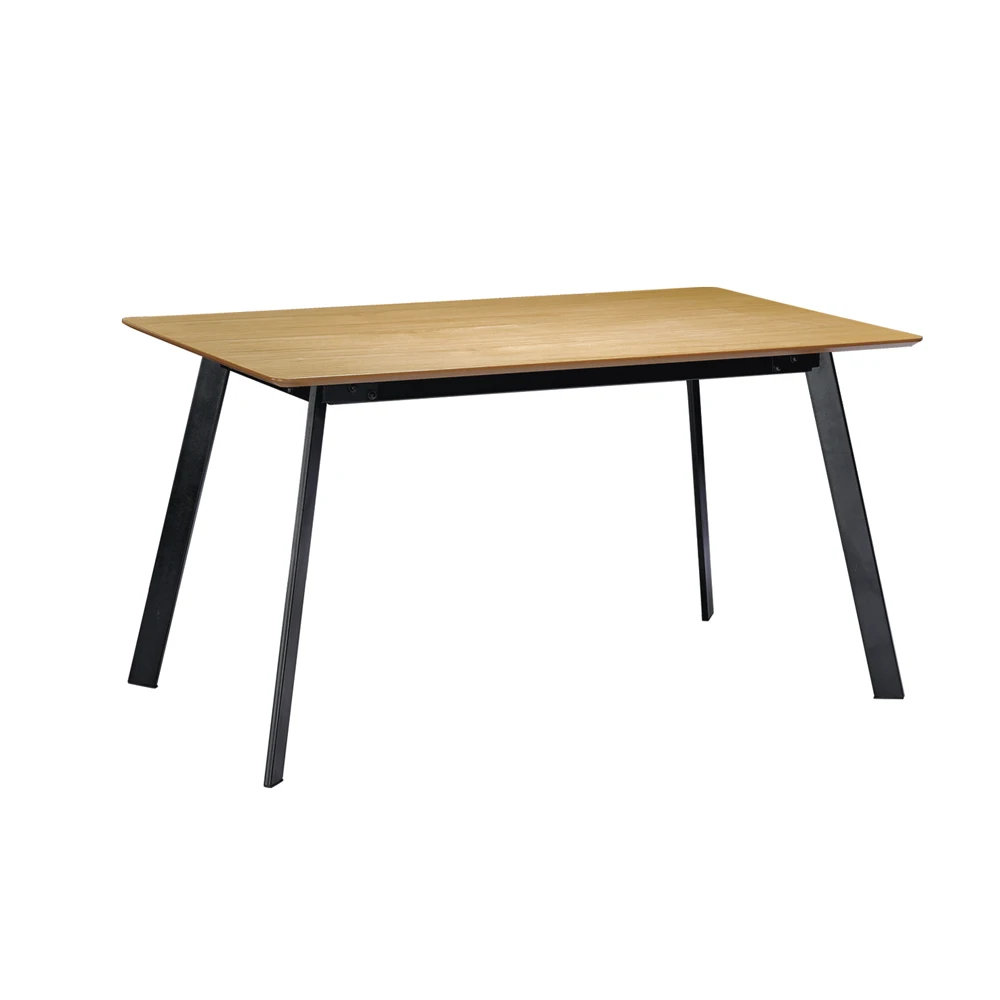 Wooden Dining Table Set Dining Room Furniture Oak Veneer Dining Table