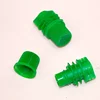 10mm transparent plastic double gaps spout plastic suction nozzle with cap