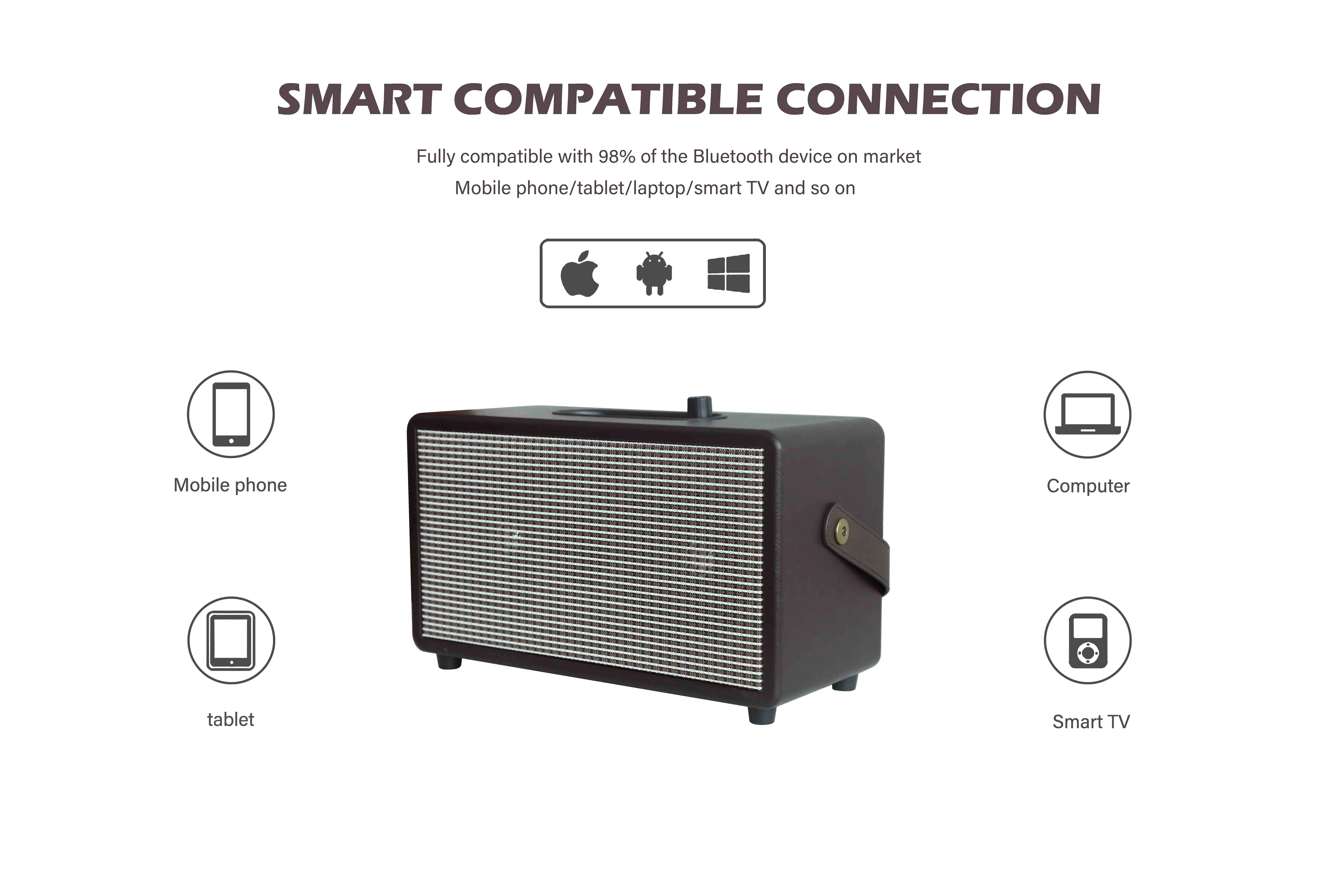 High power portable trolley wireless bluetooth speaker - ANKUX.COM