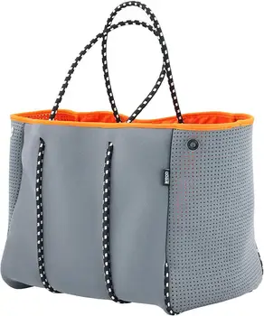 perforated neoprene tote bag