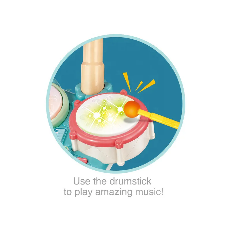 Child Xylophone Drum Toys Set Multifunctional Musical Instrument Baby