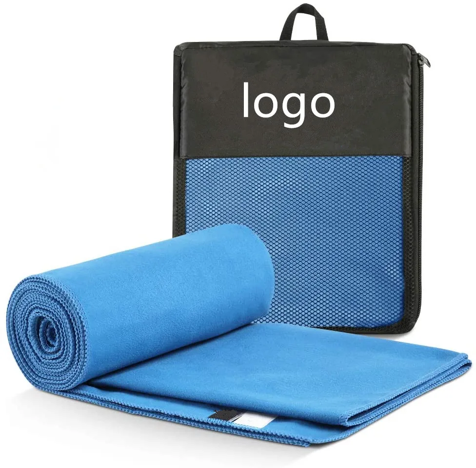 No Moq No Minimum Customized Logo Microfiber Sweat Towels Custom Mini