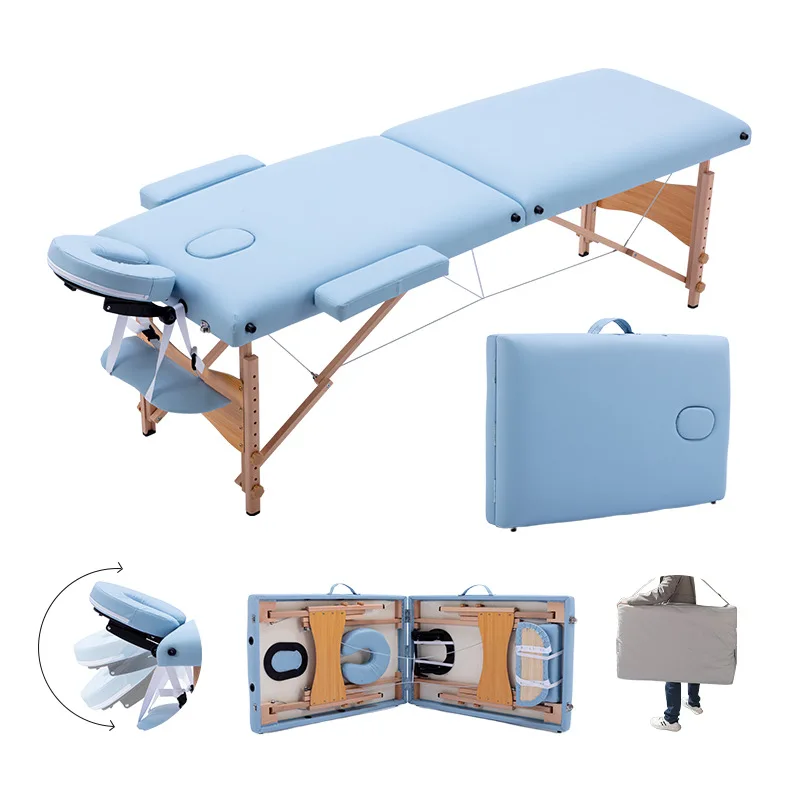 Hochey Portable Massage Table Professional Folding Aesthetic Spa Tattoo ...