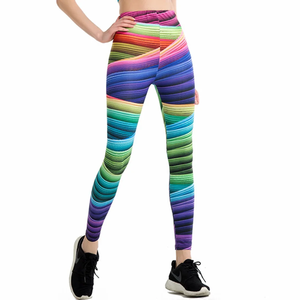 rainbow colored leggings