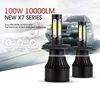 X7 Led H7 Headlight H4 led 4 Sides S2 COB 9005 9006 9012 H11 H7 Car S2 H4 Led car headlights