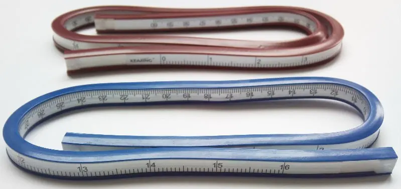 kearing flexible rulers