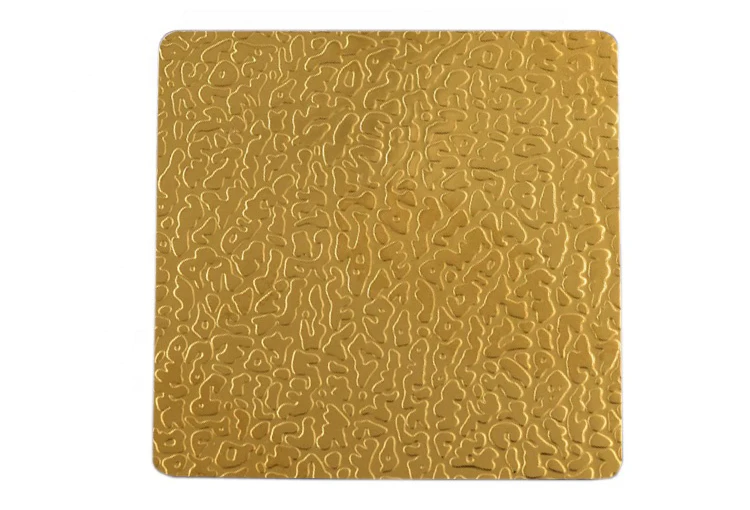 201 304 316 Decorative Embossing Metal Plate Embossed Stainless Steel