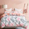 100% polyester geometric design chenille and bright floral fabric for bedding fabric