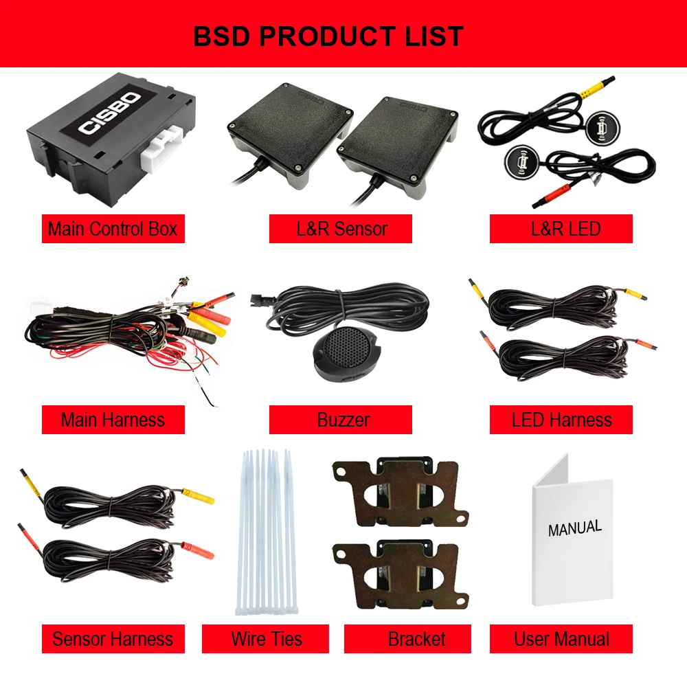 Bsm 77g Adas Bsd Blind Spot Detection System Bsm Blind Spot Monitoring
