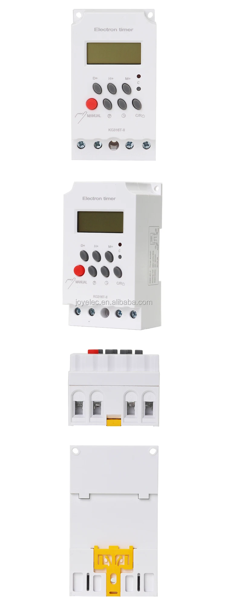 Kg316tii 220v 25a Din Rail Digital Time Timer Switch Daily