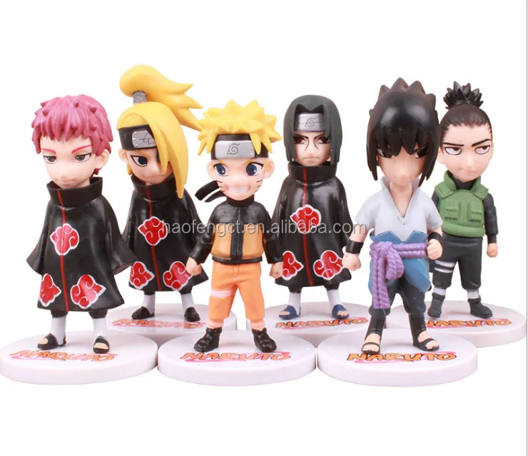 Suvidhadiagnosticcentre Com Comics Collectibles Naruto Mini Figuren Set Aus Pvc 10cm 6 Figuren Itachi Mit Naruto Sasori