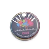 New design gymnastics keychains round car dance keyring