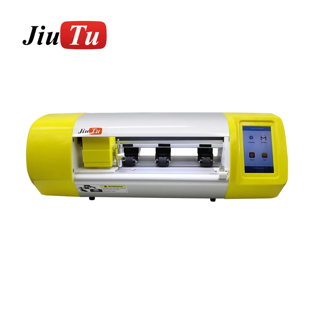 

Auto Mobile Phone Tablet Front Glass Back Cover Hydrogel Film Screen Protector Cutting Machine, Yellow