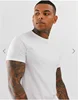 Basic supima cotton blank round neck muscle fit men tshirt